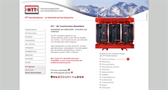 Desktop Screenshot of htt-trafo.de